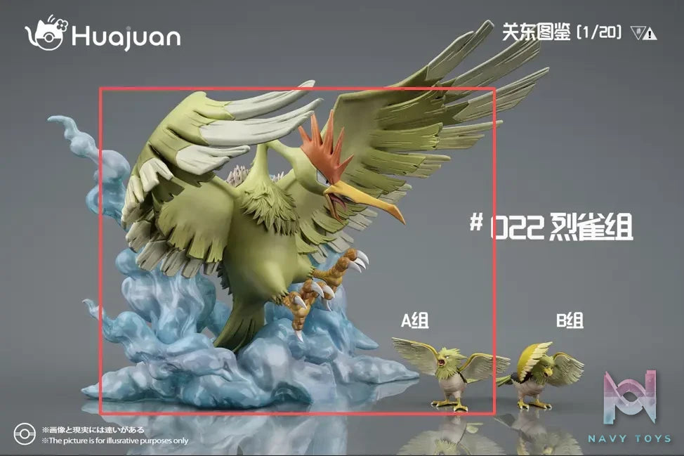 Huajuan Studio – Spearow Evolution Set Pokémon