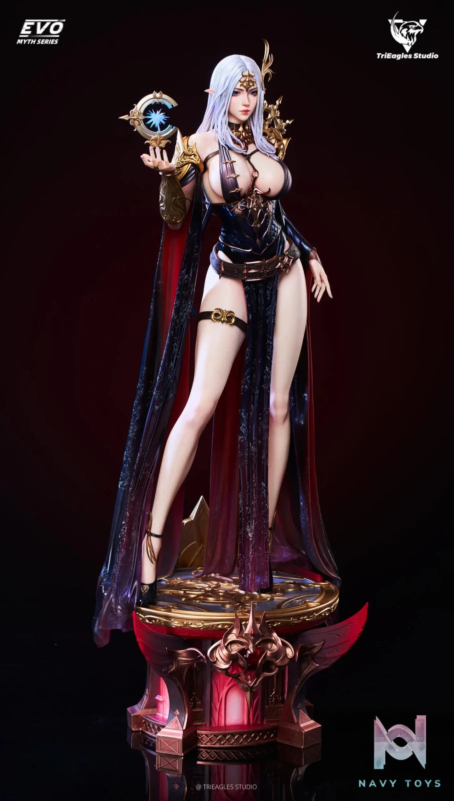 TriEagles Studio – EVO Myth Series Astral Dark Elf Ayla 1/4 Statue (Licensed)