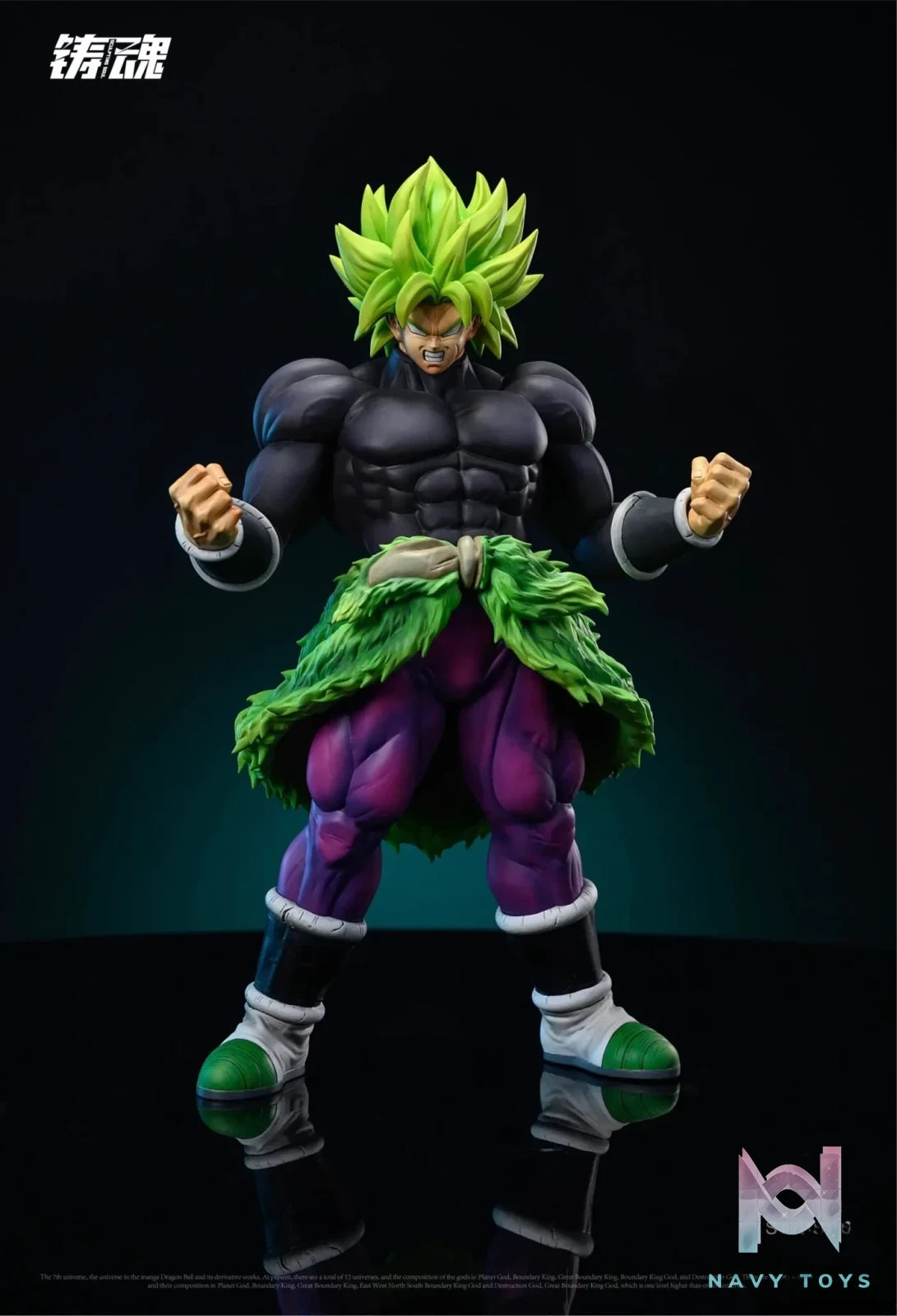 Sculpting Soul Studio - Super Warriors of Universe 7 (Goku, Vegeta, Gohan, Piccolo, Broly) resin statue Navy Toys anime figure