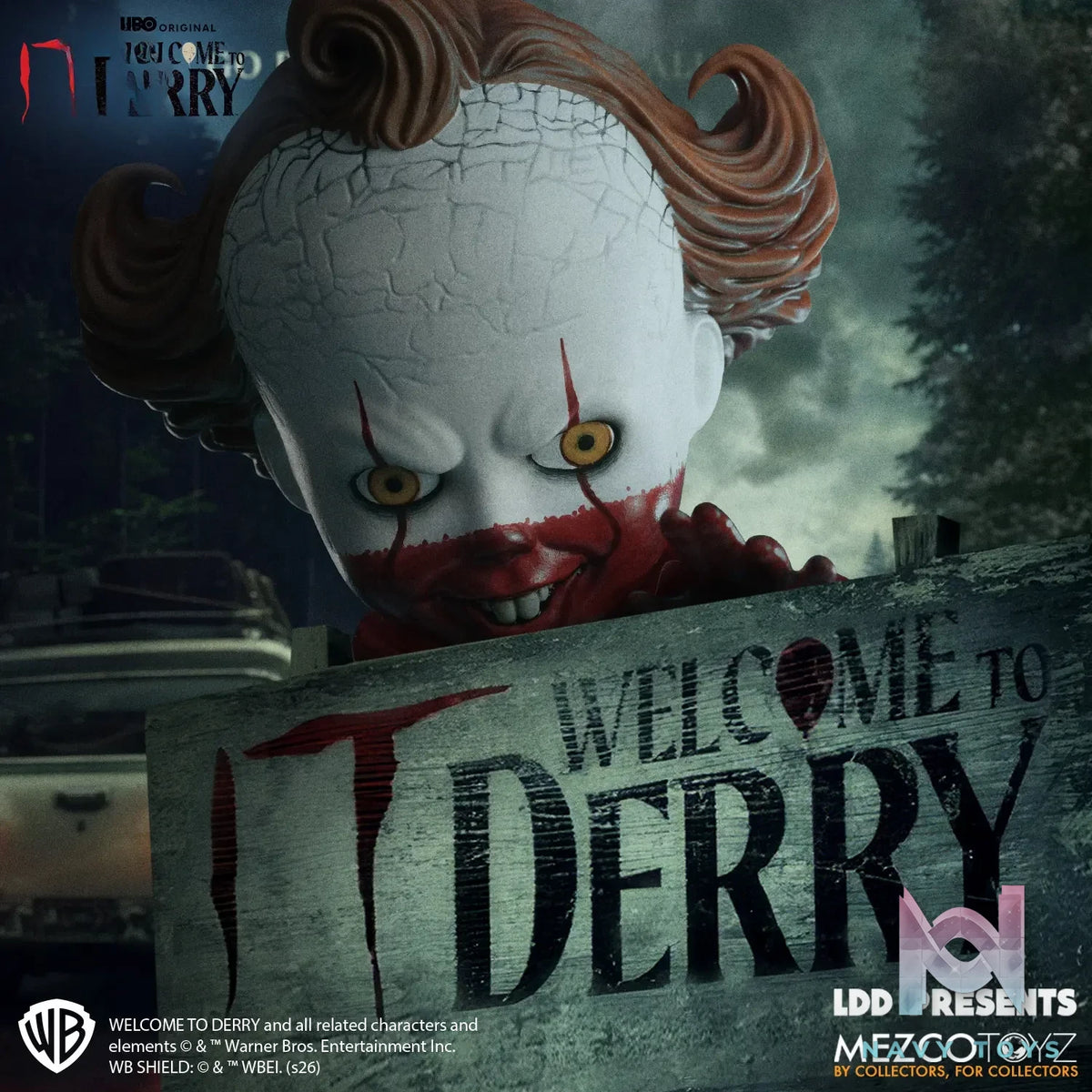 Mezco Studio – IT: Welcome to Derry – Pennywise Action Figure (Licensed)
