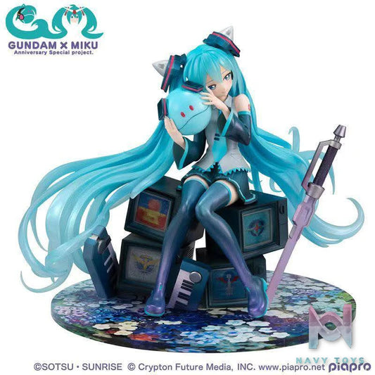 Gundam x Miku Anniversary Special Project Lucrea resin statue MegaHouse Studio anime figure
