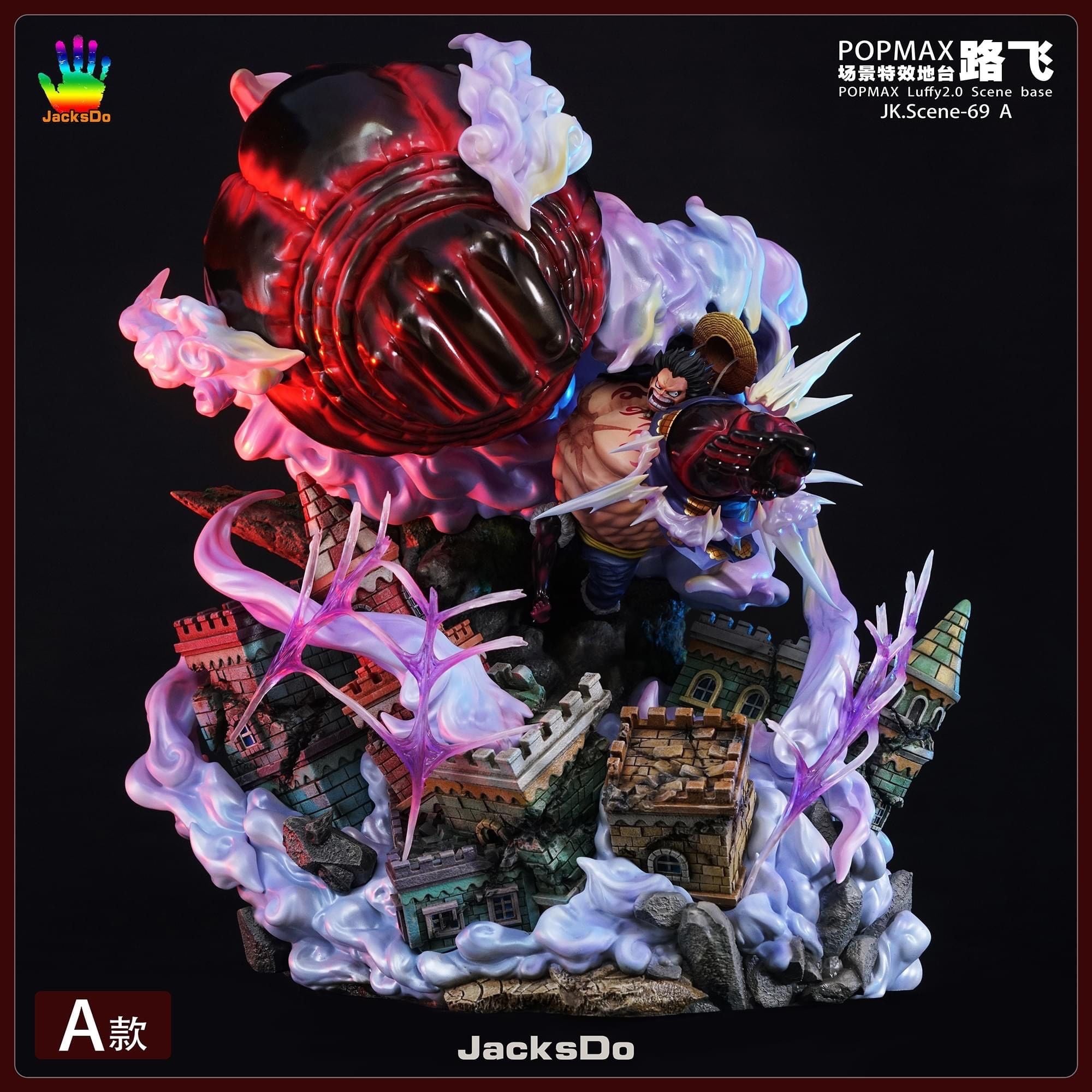Base Luffy Gear 4 Ver A resin statue Jacksdo Studio anime figure