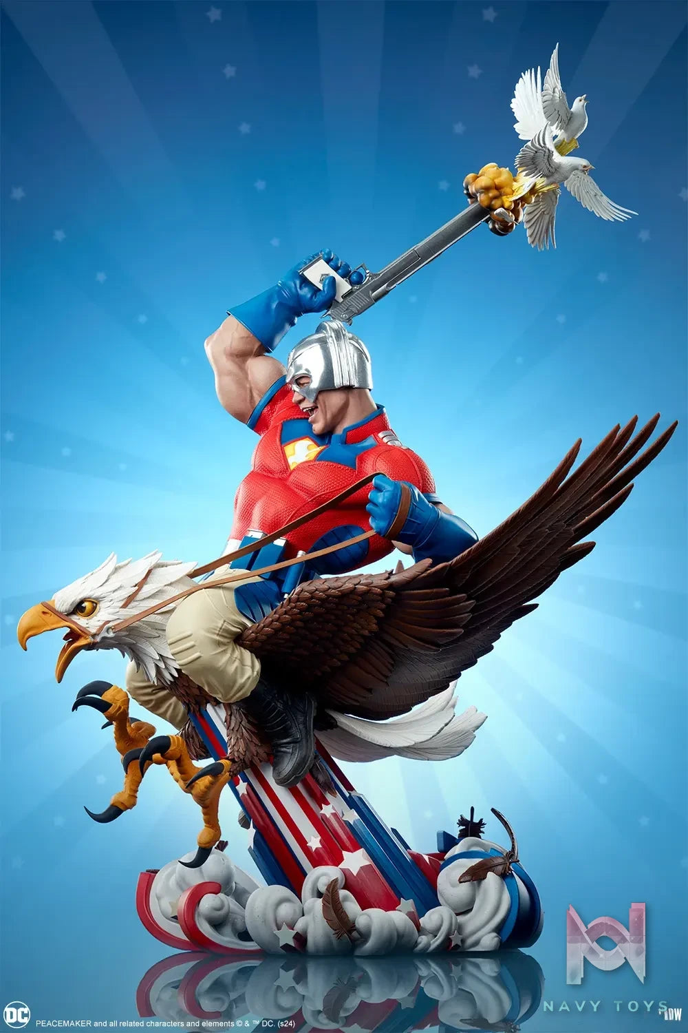 Sideshow Collectibles – Suicide Squad Peacemaker Eat Peace Statue (Licensed)