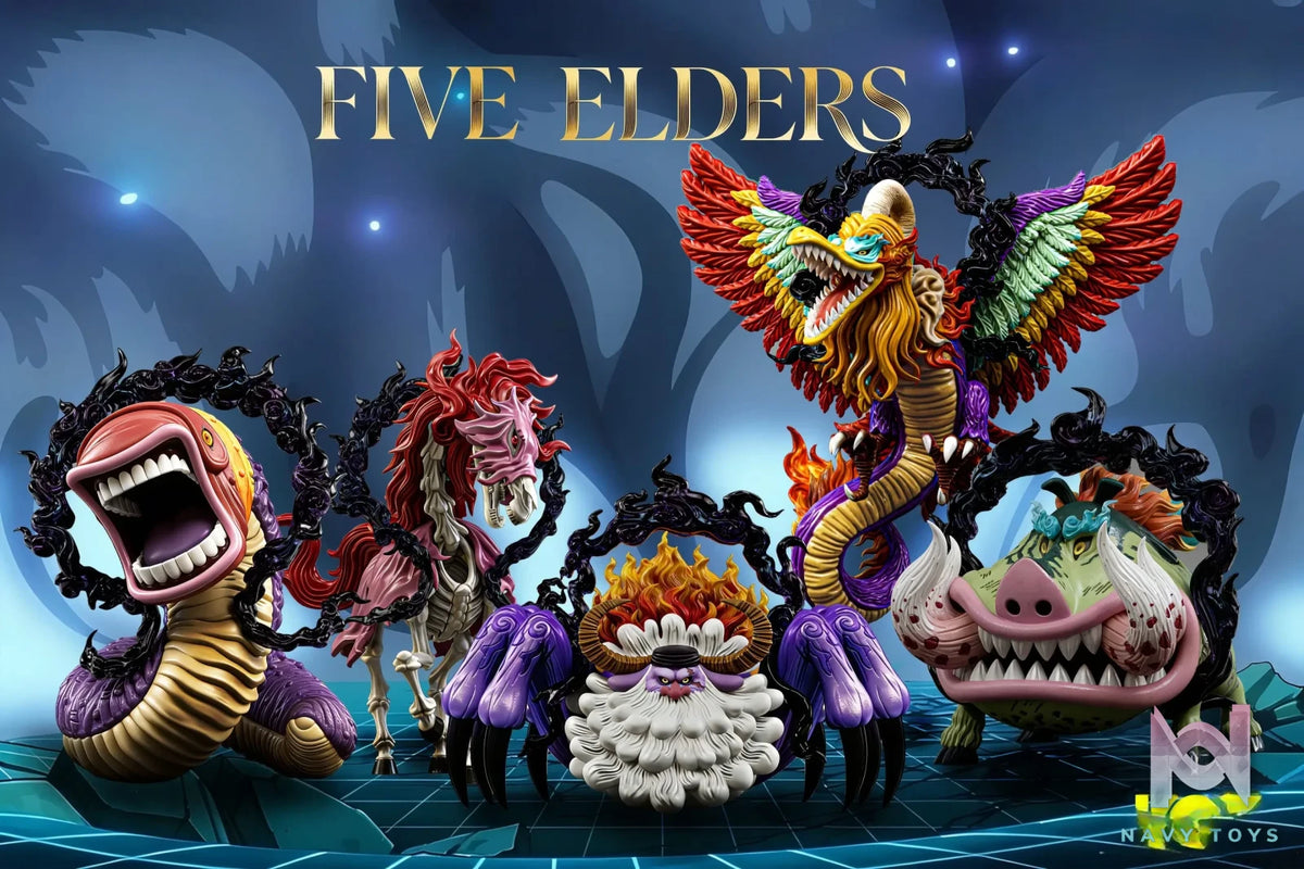 TOY Studio – Five Elders in their beast forms One Piece