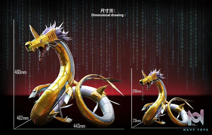 Mine Studio – Digimon 4 King Series Metal Seadramon & Chaos Seadramon