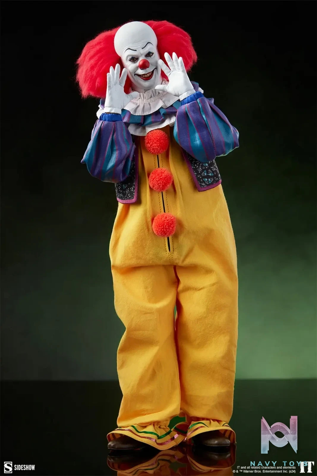 Sideshow Collectibles – It (1990) Pennywise 1/6 Scale Action Figure 100479 (Licensed)