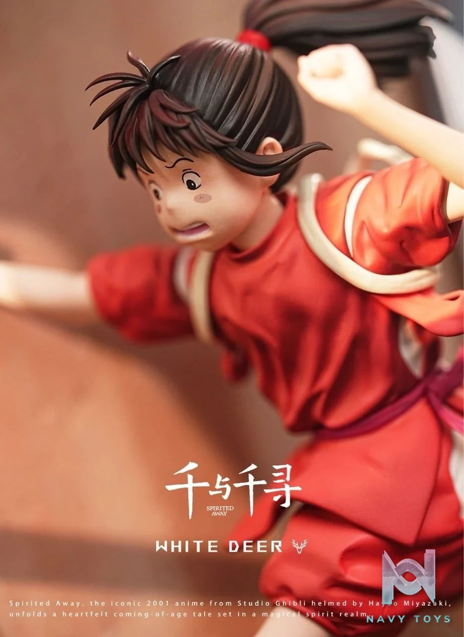 Chihiro - Spirited Away - White Deer Studio resin statue white Hole Studio anime figure