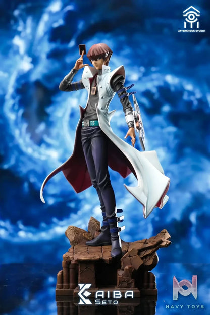 Aftershock Studio - Yu - Gi - Oh! Obelisk the Tormentor & Seto Kaiba resin statue Navy Toys anime figure