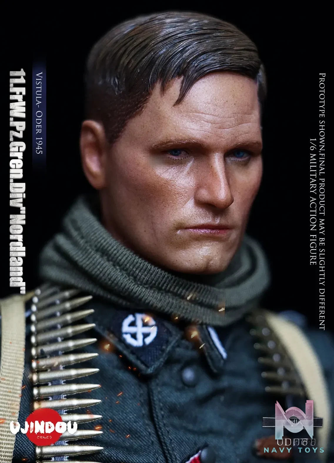 UJINDOU – 1/6 WWII 11. FrW. Pz. Gren. Div “Nordland”, Vistula – Oder 1945 UD9051 (Licensed)