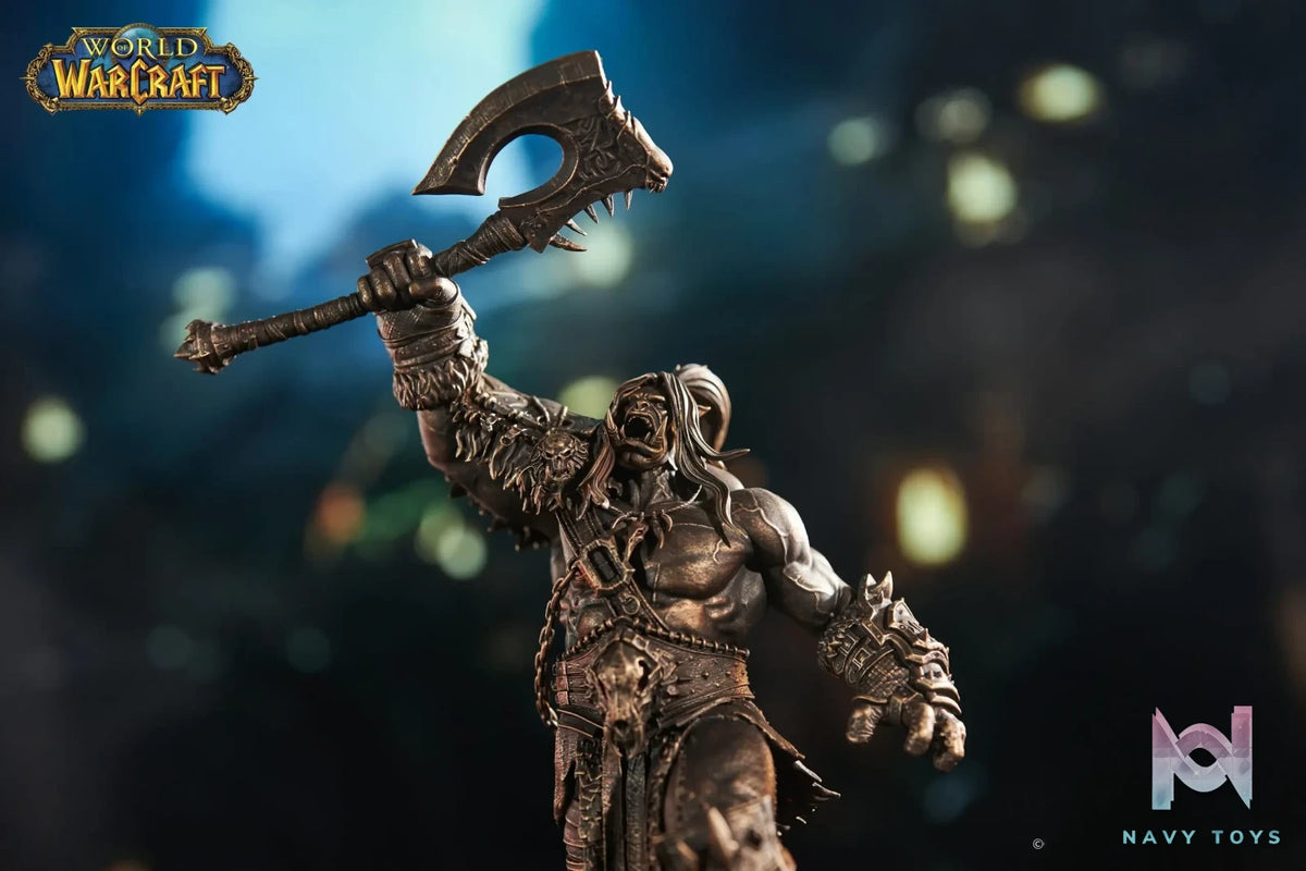BLIZZARD ENTERTAINMENT – World of Warcraft Grommash Hellscream Bronze Edition Statue BLZ006 (Licensed)