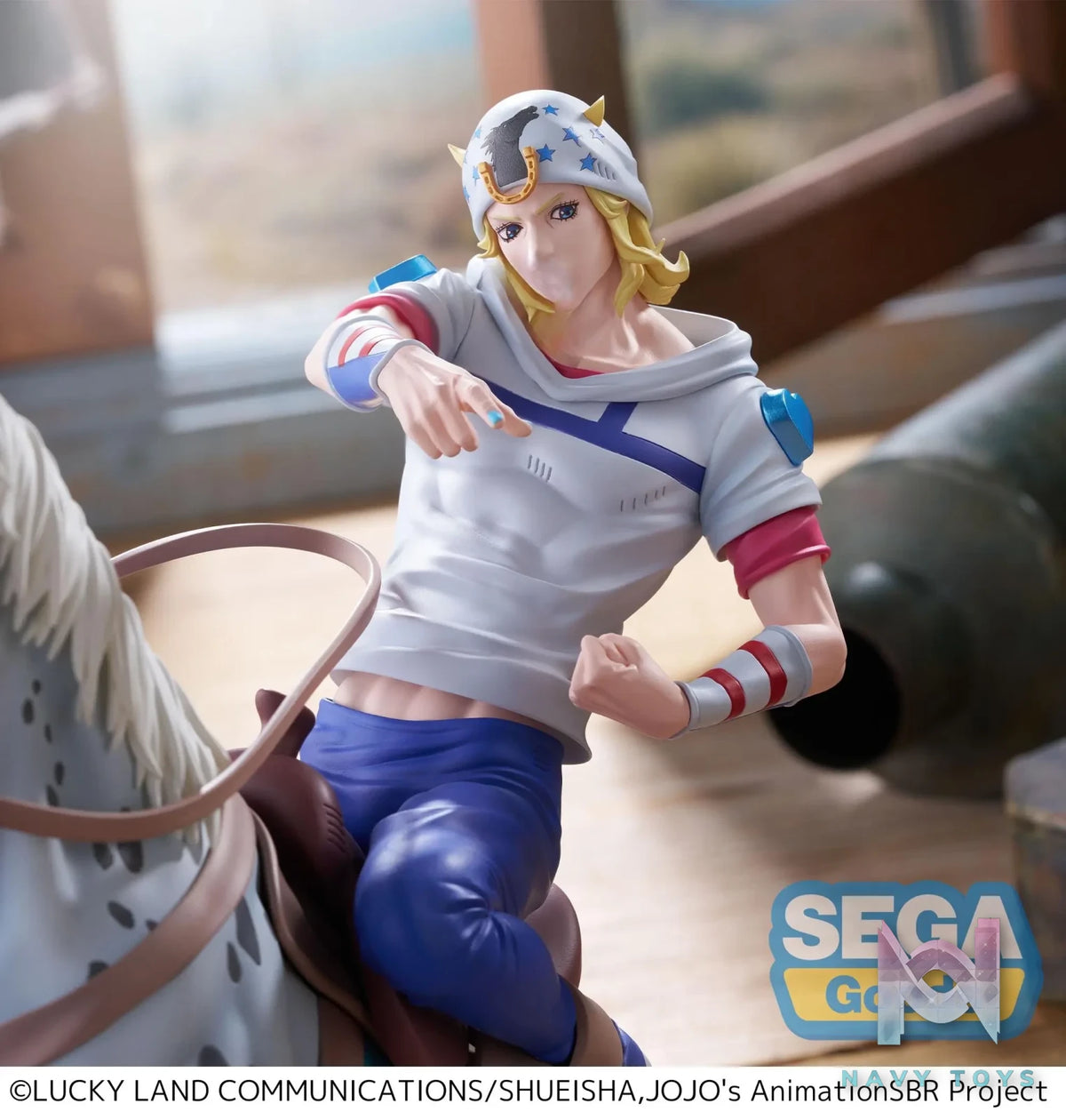 SEGA – XrossLink MAX Anime “STEEL BALL RUN JoJo’s Bizarre Adventure” Figure Johnny Joestar X Gyro Zeppeli (Licensed)
