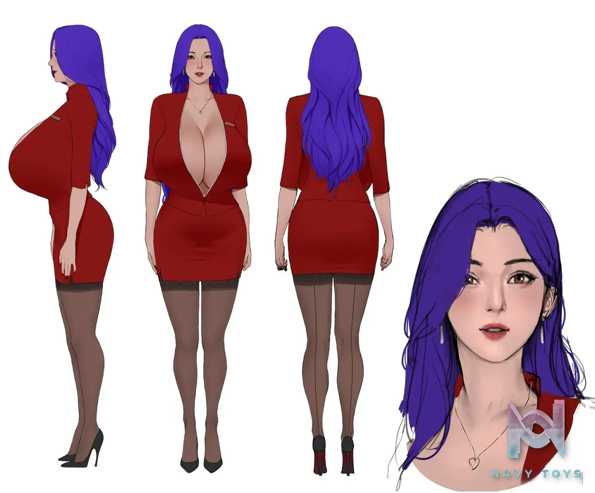 SODA Studio – Milf Airlines Dear Mother Clara Stewardess Uniform (Licensed)