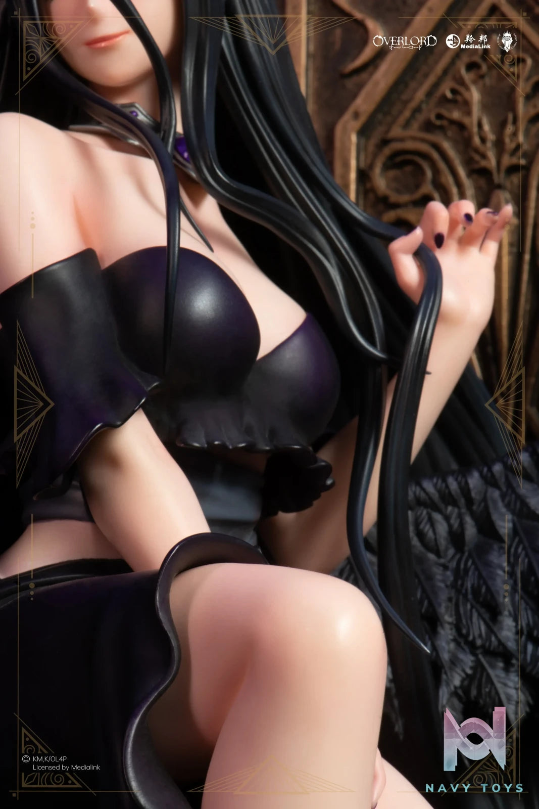 Avalon Continent Collectibles – Overlord Albedo Black Dinner Dress (Licensed)