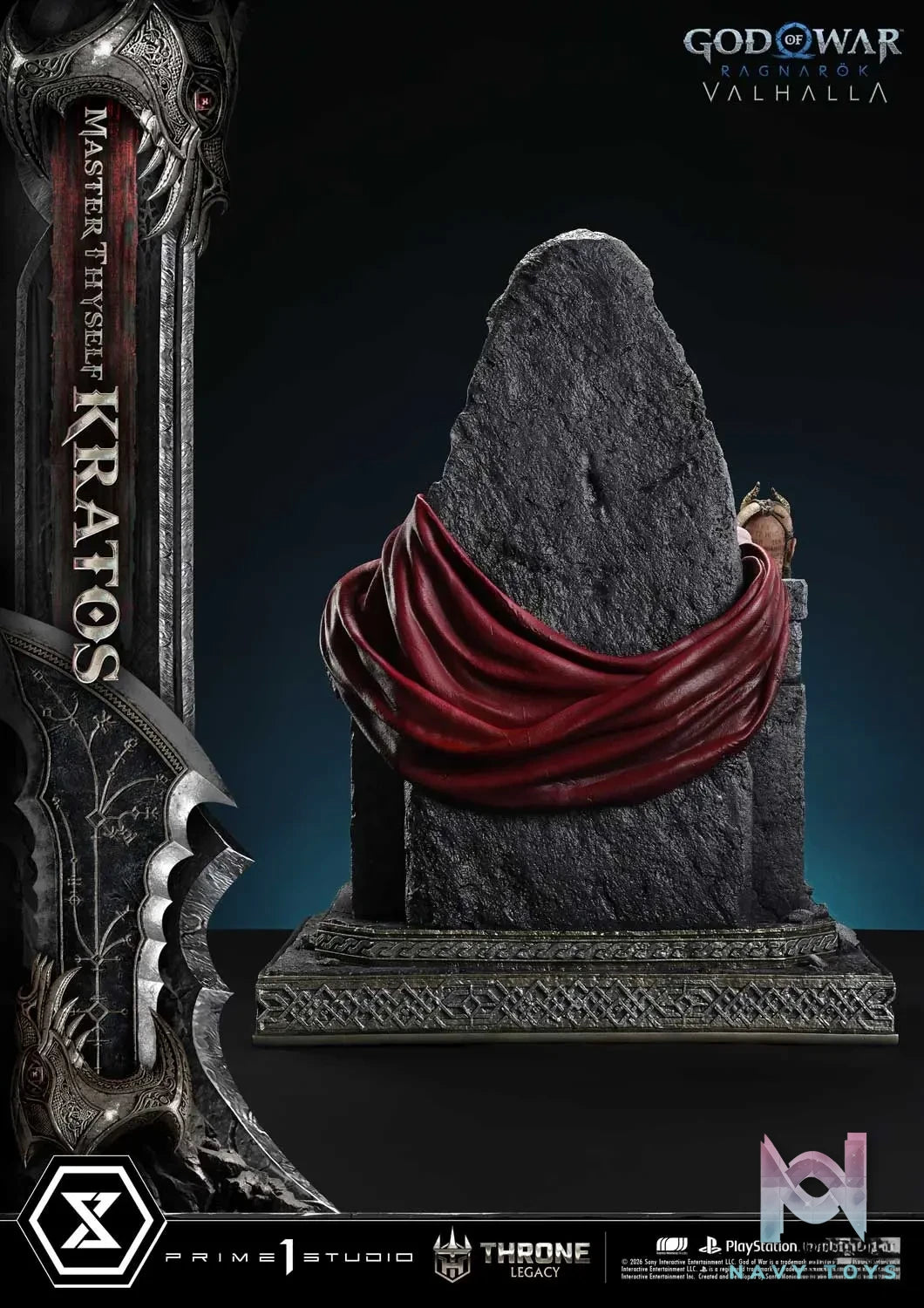 Prime 1 Studio – God of War: Ragnarok Master Thyself Kratos 1/3 Scale Statue TLCGOW-01 TLCGOW-01S (Licensed)