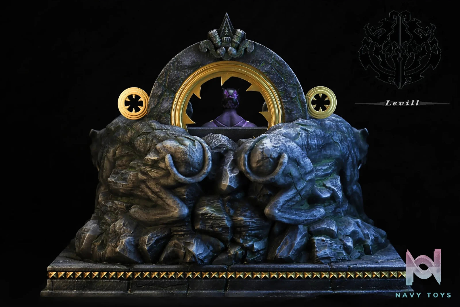 Levill studio – Black Panther on Throne