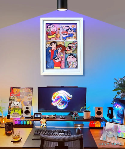 KALA HOME Studio – Crayon Shin-chan Multiple Characters #08 3D Decorative Painting Crayon Shin-chan