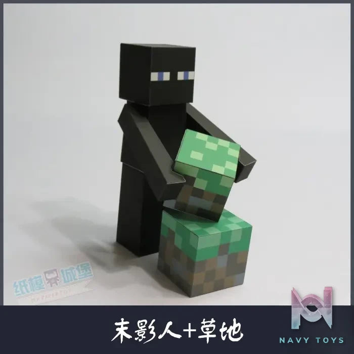 Qian Zhi Lu Studio – Minecraft series 3D Paper Model DIY