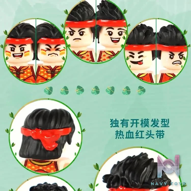 LEYILEBRICK Studio – Dragon Boat Festival Dragon Boat Racing Team Original