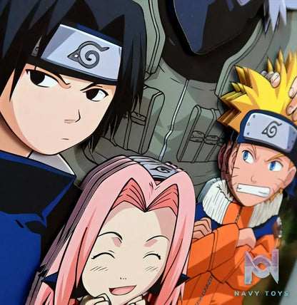 KALA HOME Studio – Naruto Multiple Characters #14 3D Decorative Painting Naruto