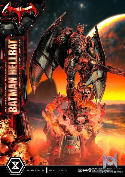 Prime 1 Studio – Ultimate Premium Masterline Batman (Comics) Batman Hellbat Concept Design by Josh Nizzi UPMDC-06 UPMDC-06DX UPMDC-06DXS (Licensed)