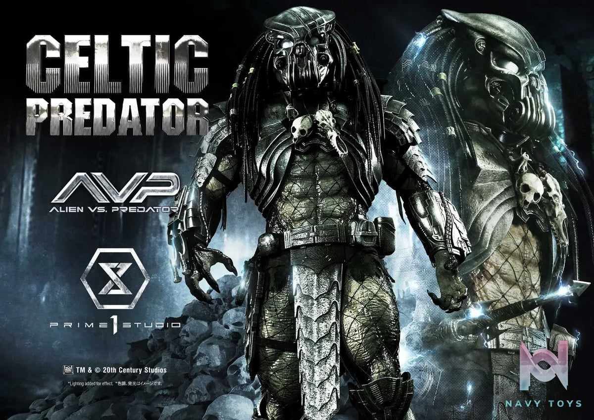 Prime 1 Studio Museum Masterline Alien vs. Predator Celtic Predator MMPR-05 MMPR-05S