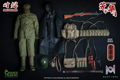 QORANGE QOTOYS – QORANGE QOTOYS 1/6 The Anti-Vietnam Youth Set NO.QOM-1061A/B (Licensed)
