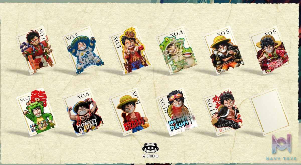 YZ Studio – One Piece title page design #11 Kung Fu Luffy