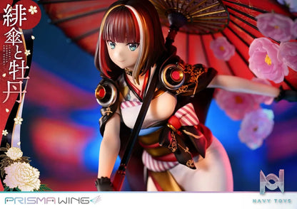 Prime 1 Studio & PRISMA WING Collection – fuzichoco original Illustration Scarlet Umbrella and Peony 1/7 Scale Pre-Painted Figure PWFZCC-01P PWFZCC-01PDX (Licensed)