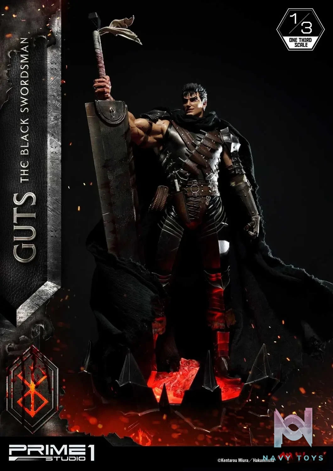 Prime 1 Studio – Museum Masterline Berserk Guts The Black Swordsman MMBR-01 MMBR-01DX (Licensed)