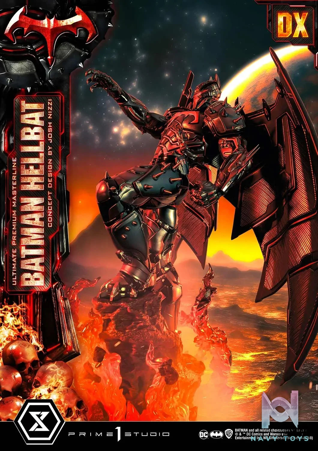 Prime 1 Studio – Ultimate Premium Masterline Batman (Comics) Batman Hellbat Concept Design by Josh Nizzi UPMDC-06 UPMDC-06DX UPMDC-06DXS (Licensed)