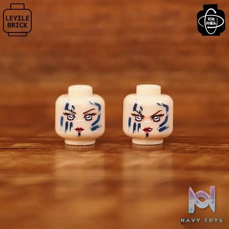 LEYILEBRICK Studio – Cute Girl Posable Head #04 Original