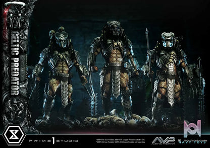 Prime 1 Studio Museum Masterline Alien vs. Predator Celtic Predator MMPR-05 MMPR-05S