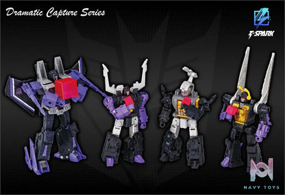 TAKARA TOMY – Transformers Dramatic Capture Series Decepticons part 2 DCS-06 (Licensed)