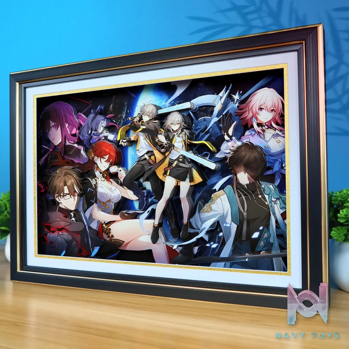 KALA HOME Studio – Honkai: Star Rail Multiple Characters 3D Decorative Painting Honkai: Star Rail