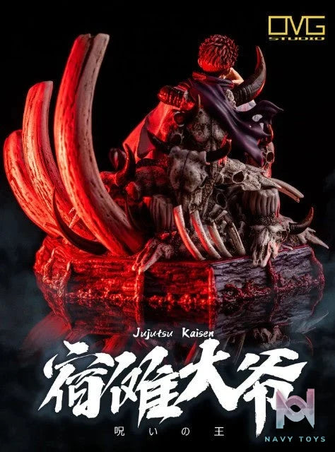Ryomen Sukuna with Throne - OMG Studio resin statue omg studio anime figure