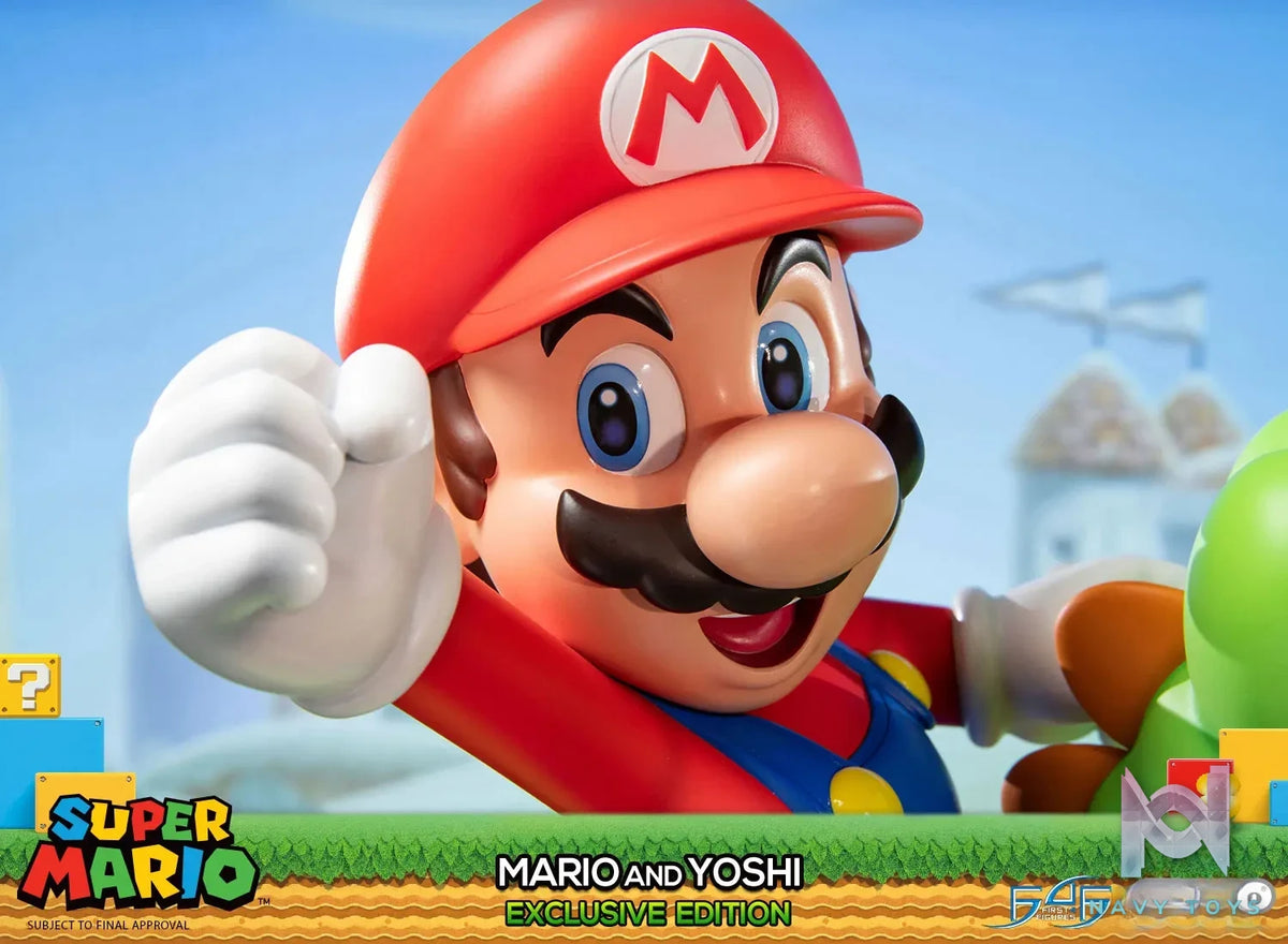 First 4 Figures – Super Mario – Mario and Yoshi SMMAYST SMMAYEX (Licensed)