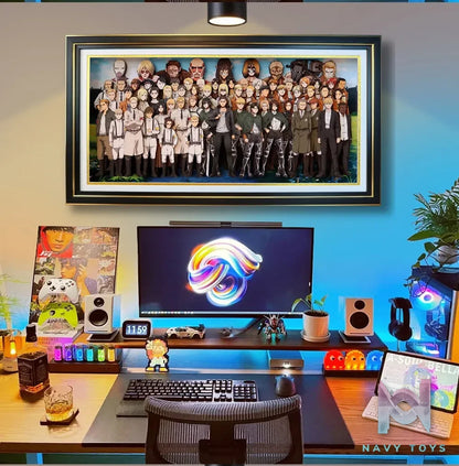 KALA HOME Studio – Attack on Titan Multiple Characters #05 Titan 3D Decorative Painting