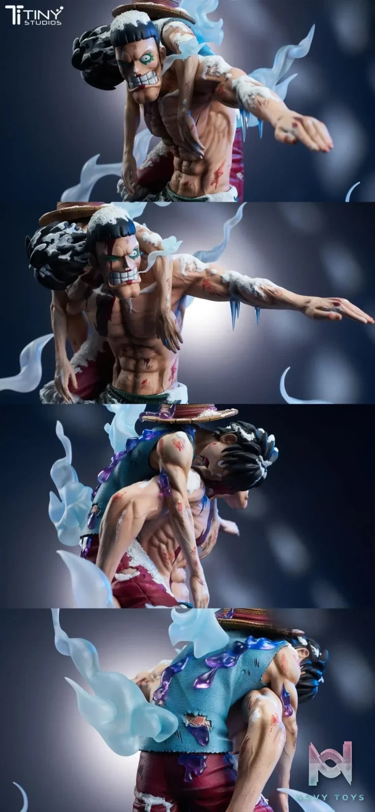 Tiny Studio – One Piece Flower of Friendship Bentham and Luffy