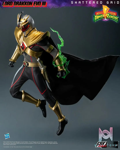 Threezero – Mighty Morphin Power Rangers: Shattered Grid FigZero 1/6 Lord Drakkon Evo III 3Z10260W0 (Licensed)