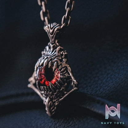 Raven Studio (silver jewelry) – Original Exclusive “Source of Evil” Prosthetic Eye Pendant Original