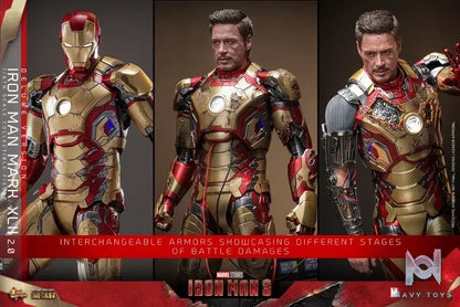 Hottoys Studio – Marvel Iron Man3 Iron Man Mark42 (2.0) MMS758D65 (Licensed)