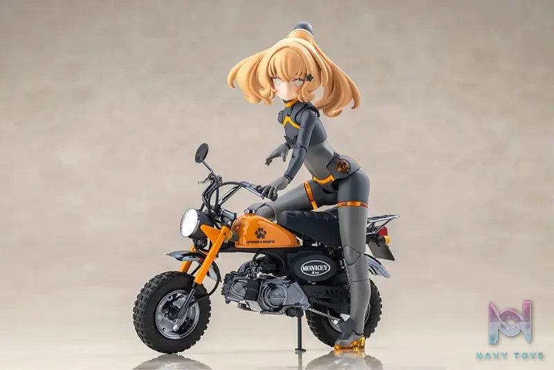Kotobukiya – Megami Device PUNI MOFU RACING TU with Honda Z50J-1 Monkey Plastic Model (Licensed)