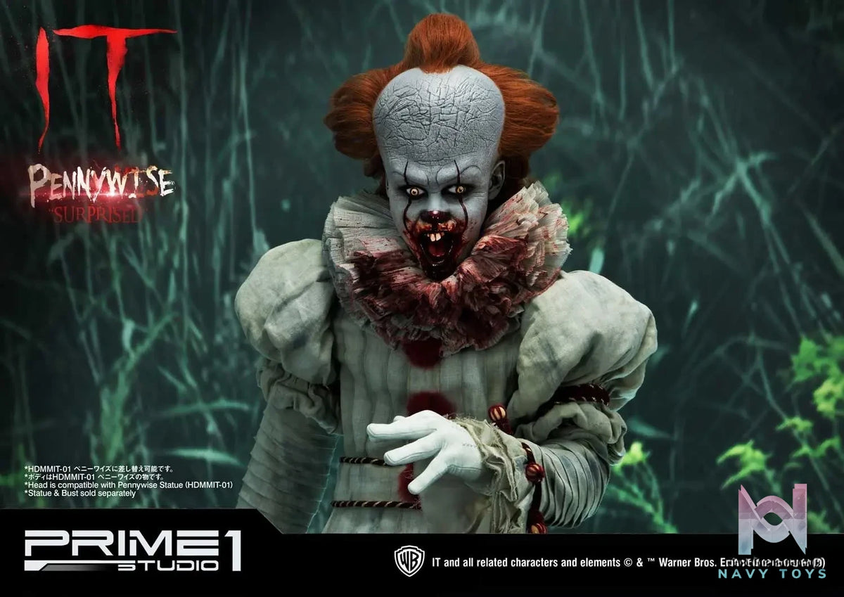 Prime 1 Studio – High Definition Bust IT (Film) Pennywise Head HDBIT-01 HDBIT-02 HDBIT-03 HDBIT-ALL (Licensed)