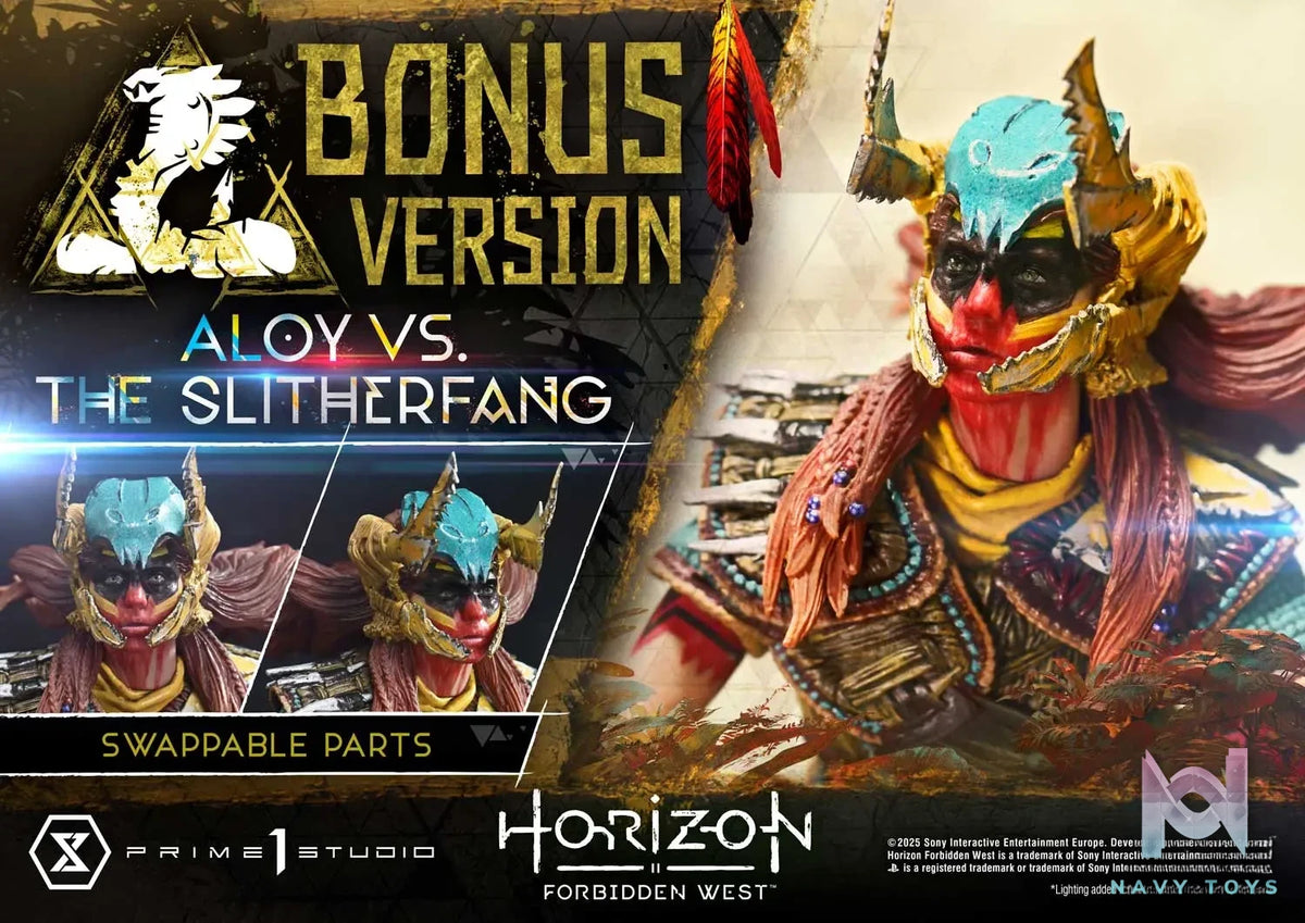 Prime 1 Studio – Ultimate Diorama Masterline Horizon Forbidden West Aloy vs. The Slitherfang UDMHFW-01 UDMHFW-01S (Licensed)
