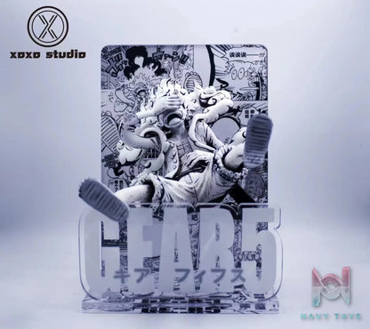 Xoxo Studio – One Piece Black and white manga Gear 5 Luffy