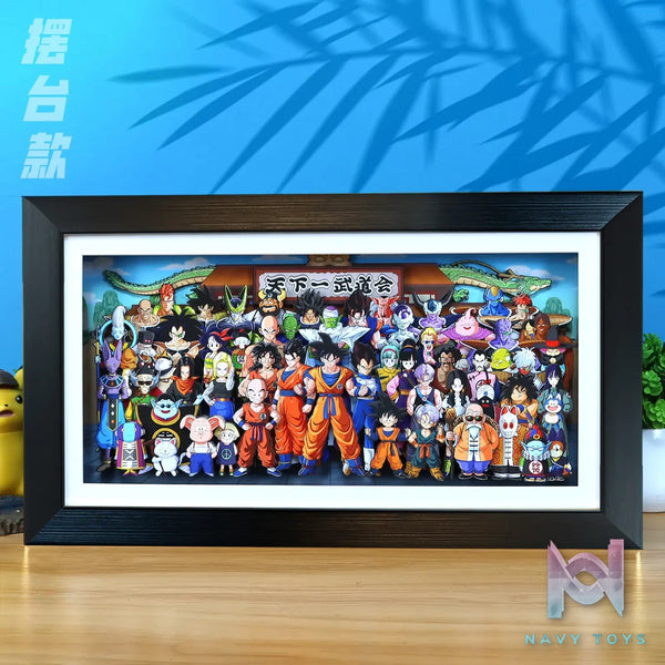 KALA HOME Studio – Dragon Ball Multiple Characters #02 3D Decorative Painting Dragon Ball