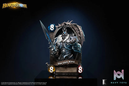 HEX Collectibles – Blizzard Official Licensed Hearthstone Lich King Card Art Statue HEXFRAME04 (Licensed)