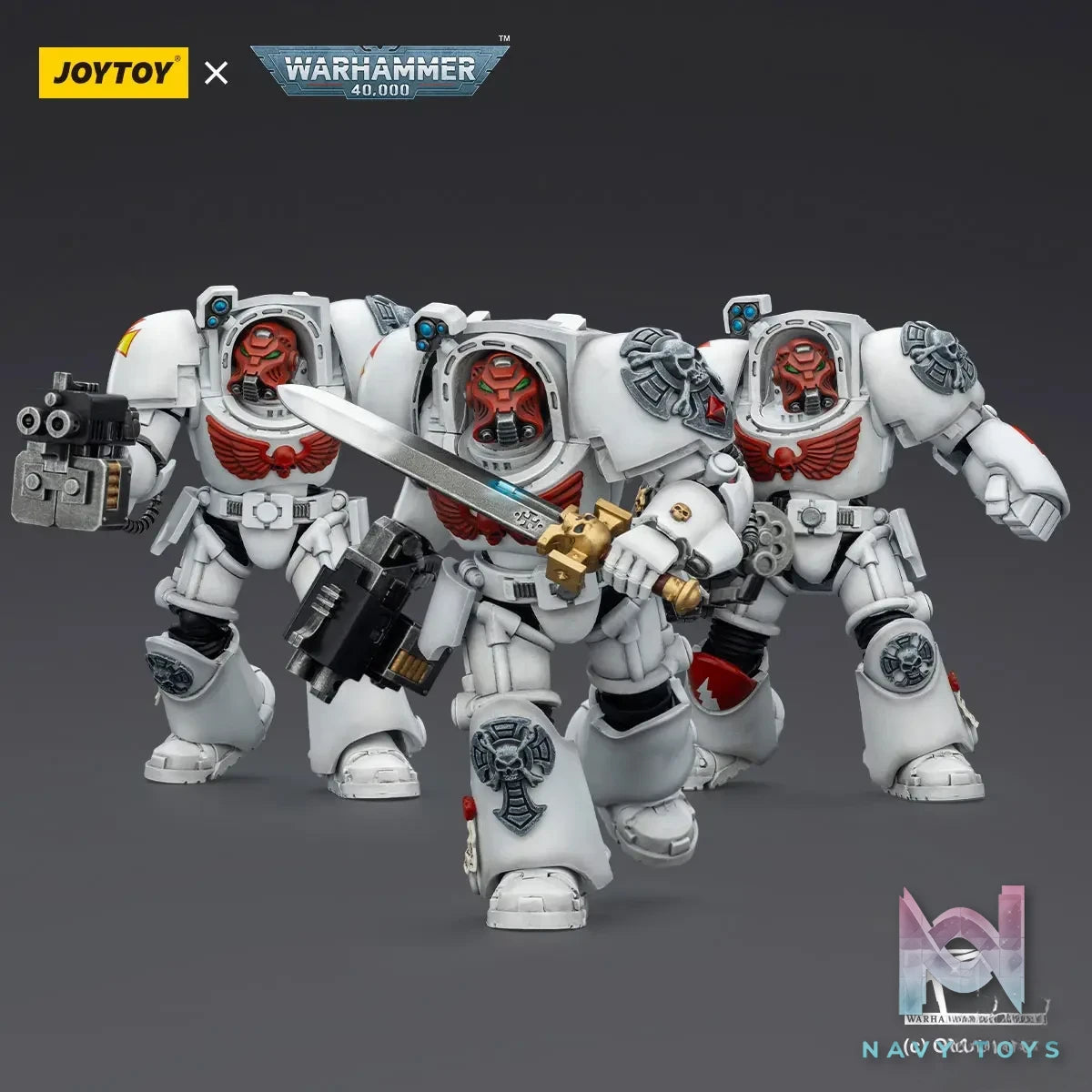 JOYTOY – White Scars Terminator 1 X 2 X 3 JT03189 JT03196 JT03202 (Licensed)