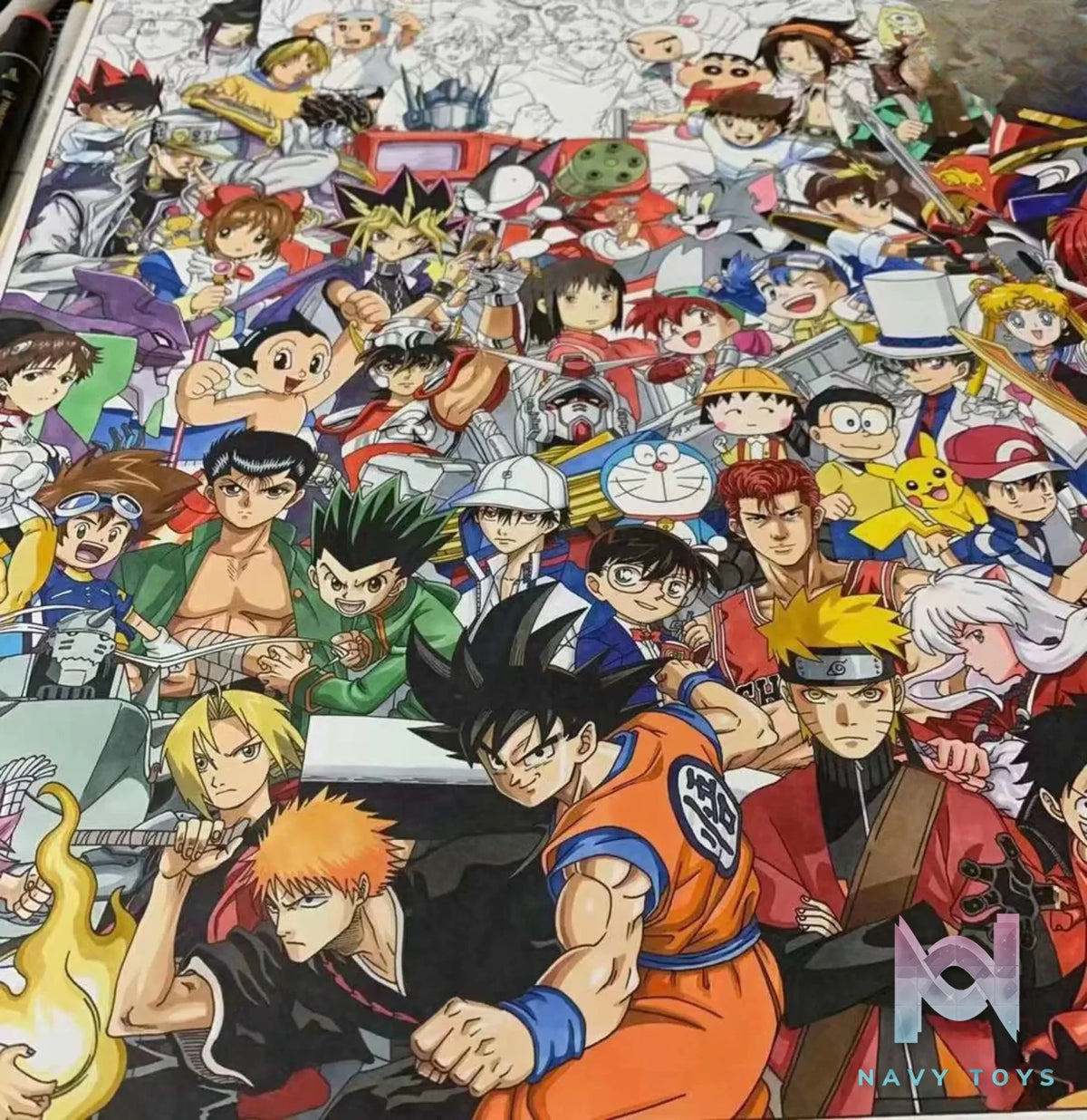 Big Black Cow Studio – Large-scale family portrait reproduction of anime protagonist