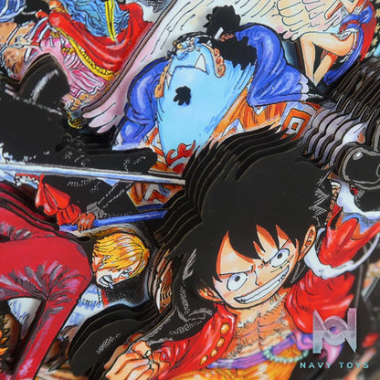 KALA HOME Studio – One Piece Multiple Characters #09 3D Decorative Painting One Piece
